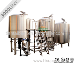 3000L Mini Brewery beer equipment with CE