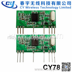 434MHz Ask Fsk Superheterodyne Wireless Receiver RF Module