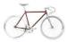 Ladies / Mens White Chromoly Frame Fixed Gear Bikes With CE Certifications