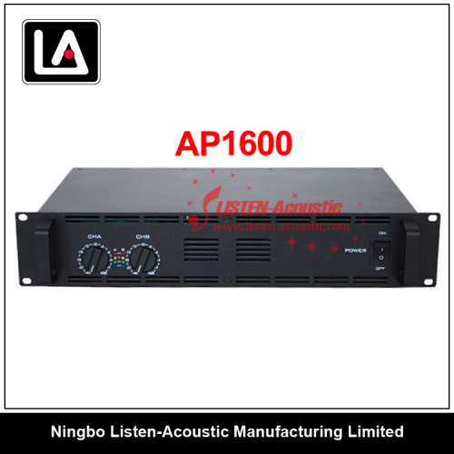 Powerful Professional 2x600W Amplifier AP 1600