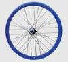 Blue Custom Bicycle Parts Alloy Flip Flop Fixed Gear Bike Wheel Set