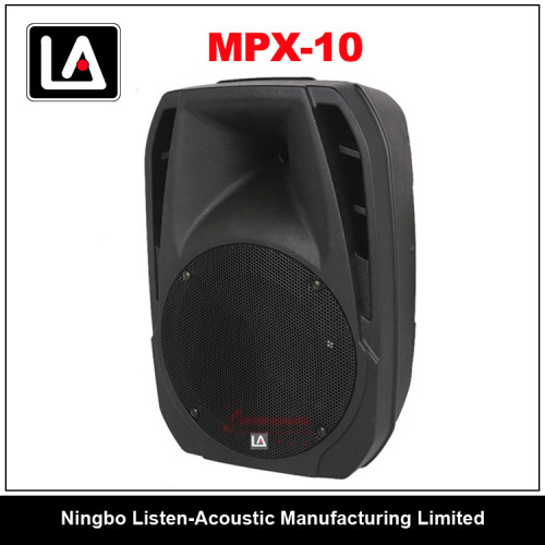 Portable Plastic Speaker with class-D amplifier & 6 channel mixer