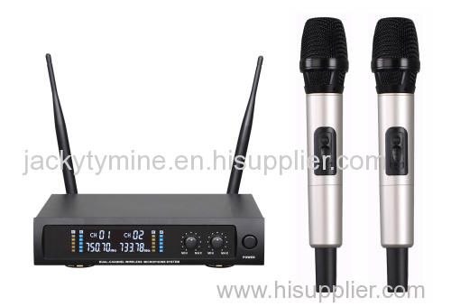 Tymine UHF Metal Karaoke Wireless Microphone