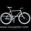 White Fixies Fixed Gear Bikes Flip Flop Hub Bikes With Steel Freewheel