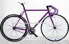Stylish Purple Custom Decal 700C Fixed Gear Bikes Chain Guard Bicycle