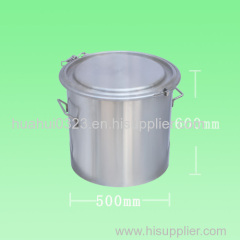 Stainless steel milk container