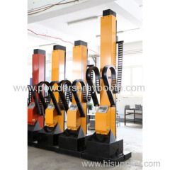 automatic horizontal reciprocator for powder coating gun