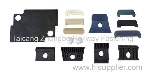 insulator for the railway fastening