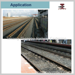 insulator for the railway fastening