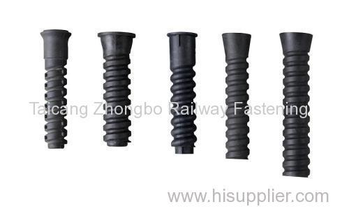 plastic dowel for railway fastening