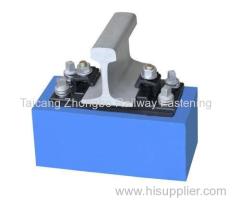 rail clamp for railway fastening