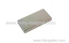 N45 Sintered NdFeB Magnet Block with Zinc Coating