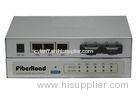 Full Duplex RJ45 2 Port Fiber Optic Switches Internet Auto Detect 10M / 100M