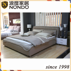 Bedroom furniture fabric king size bed DB232