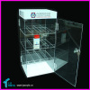 Factory Wholesale 4-tier Plastic E cigarette Display Stand Glass Display Counter for Eliquid Clear E liquid Display Case