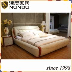 Queen size bed wood bed DR159