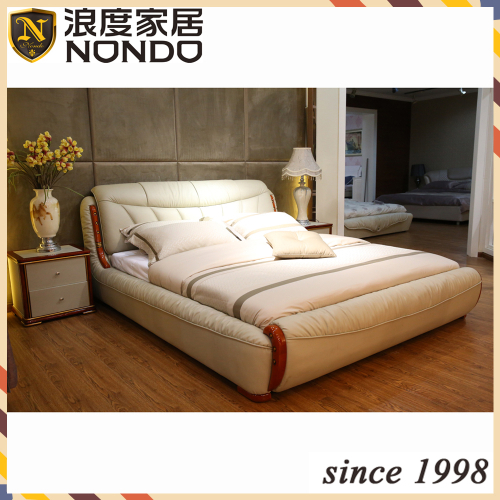 Queen size bed wood bed