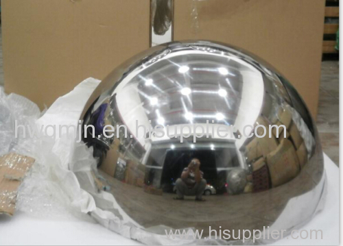 half steel sphere stainless steel ball