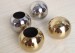 Mirror Drilled Plated Gold Stainless Steel Hollow Ball/Sphere