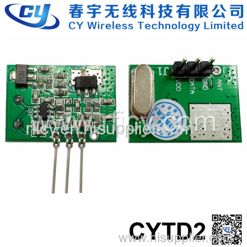 434MHz Ask Superheterodyne Wireless Transmitter RF Module