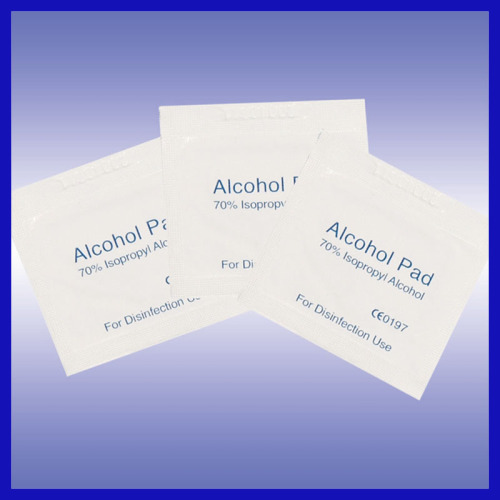medical use alcohol prep pad