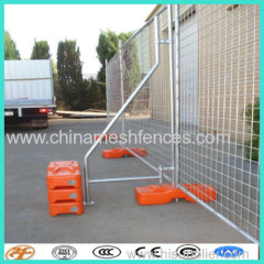 2.4x2.1M Hot Dipped Galvanized Temporary Fence with fence Clamps Sales