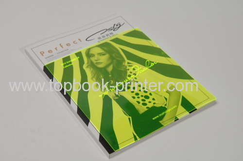 250gsm art paper gold stamping cover softcover books with printed PVC dust jackets