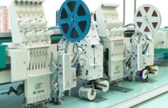 12 heads Mixed coiling & Tapping Embroidery Machine