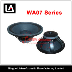 12 15 18 inch PA Aluminum Bass Speaker Woofer speaker WA07 Series