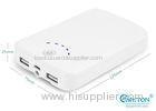 Thin Rechargeable Dual USB Power Bank 12000mAh For Motorola / HTC Android Phones