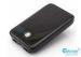 Black Solar Double USB Power Bank 5000mAh , Mobile Charging Power Bank External
