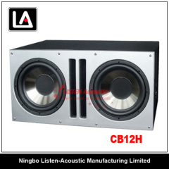 Durable car subwoofer box with Driver