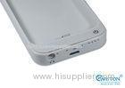 White Li-polymer iPhone Backup Battery For 5S / 5C With Kickstand