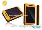 Rectangle Solar Power Charger 10000mAh Super Thin Power Bank For Mobile phones