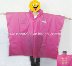 Promotion waterproof pvc rain poncho