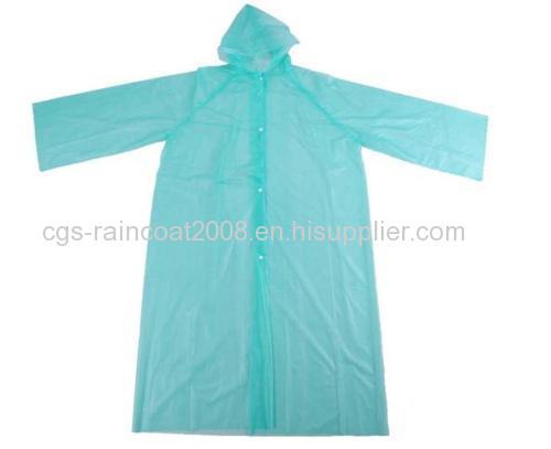 Disposable PE Raincoat printting