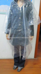 Disposable PE Raincoat printting