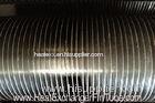 TP304 / 304L SMLS L Type Spiral Aluminum Heat exchanger Fin Tube / tubular