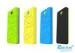 Green / Blue Li-Polymer Power Bank 4000mAh , Rectangle External Portable Power Bank