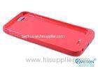 Li-polymer cell Red iPhone Backup Battery Case 3500mAh 5V 1000mA Output