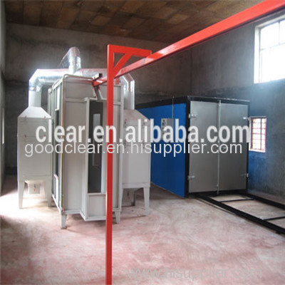 electrostatic powder coating spray booth /room/chamber /cabinet