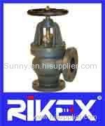 MARINE VALVE CAST IRON ANGLE TYPE GLOBE VALVE