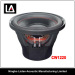 4 / 4 ohm impedance steel auto woofer