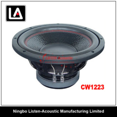 4 ohm impedance steel auto woofer