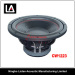 4 ohm impedance steel auto woofer