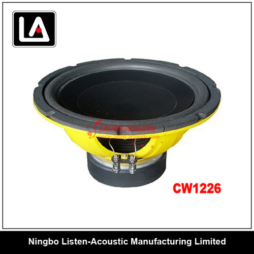 55oz magnet steel auto woofer