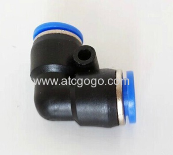 V type 10mm tube fitting for pu hose 12mm plastic gas connector 6mm 8mm pipe joint