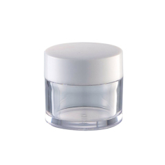 Clear cosmetic bottle