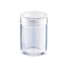 Clear cosmetic bottle