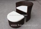 Studio Outdoor Rattan Furniture Retractable Chair With Foot Pedal